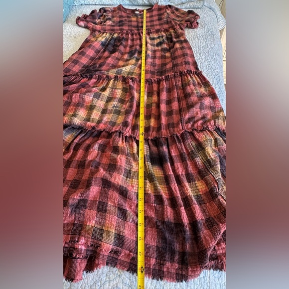 Urban Outfitters Fantine Tiered Midi Dress sz S - Picture 2 of 13